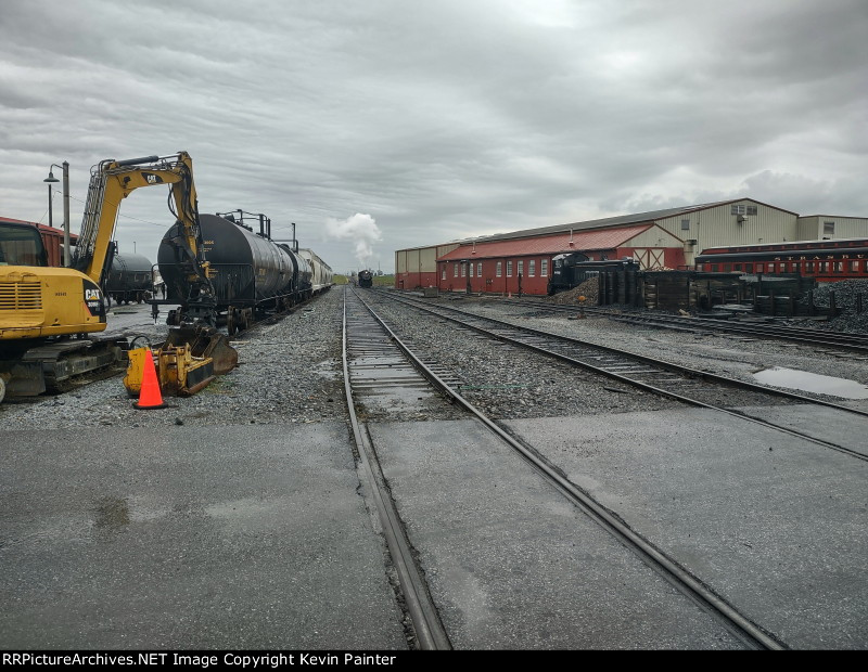 Yard and engine house